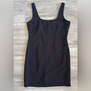 Vintage Amanda Smith Black Sleeveless Classic Mini Dress 8